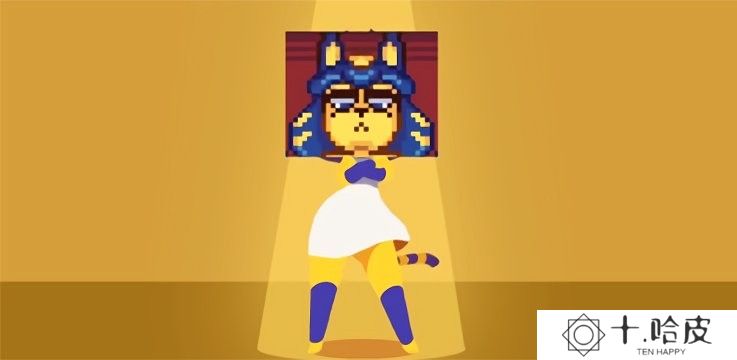 像素埃及猫